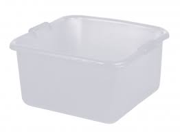 BAGNO QUADRO POLIETILENE 34CM BIANCO