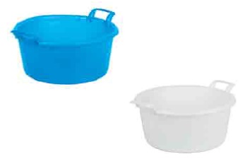 BAGNO TONDO 32cm 41/32-AZP AZZURRO MOBIL PLASTIC