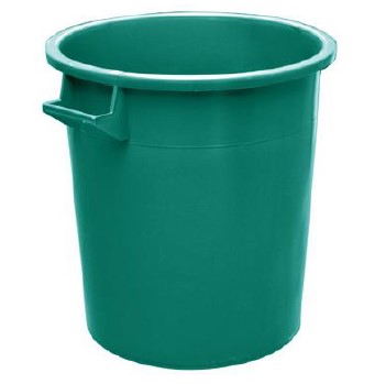BIDONE INDUSTRIALE LT35 VERDE SENZA COPERCHIO