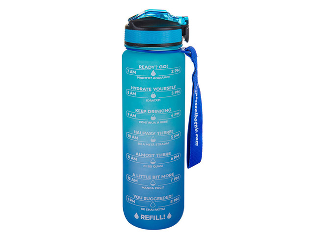 BORRACCIA MOTIVAZIONALE BLUE ACQUAMARINE