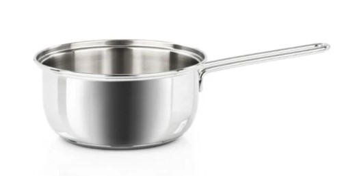 CASSERUOLA 14 CM 1 manico Inox 18/10 BARAZZONIFondo termoradiante adatto anche per induzione, Satinatura interna per una facile 