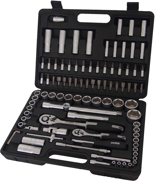CASSETTA 94 BUSSOLE + ACCESSORI DA 1/4 e 1/2 CON VALIGETTA