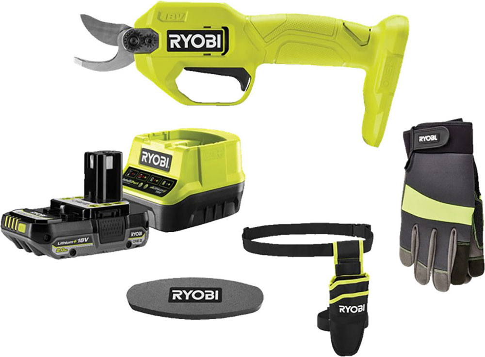 CESOIA BATTERIA X POTATORE RYOBI 18V 1X2.0AH+ ACCESSORI
