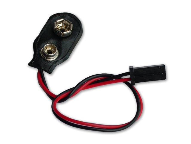 Cisa 07430.32.0 Cavetto per alimentazione esterna 6V con jack piatto per casseforti serie 82710, 82750.