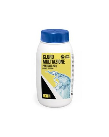 CLORO PISCINA MULTIAZIONE PASTIGLIE 20 GRAMMI CONFEZIONE 1 KG