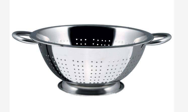 COLAPASTA INOX CON BASE CM28 SALVINELLI ART. COLPASB28