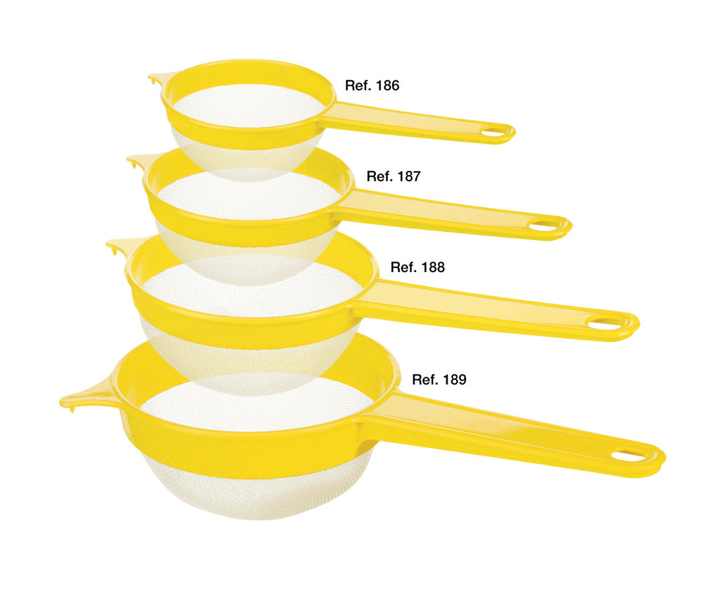 COLINO A RETE IN PLASTICA CM14ideale per filtrare e setacciare,lavastoviglie OK,  COSMOPLAST ART.  189