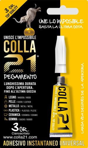 COLLA 21 CIANOACRICLICA ADESIVA 3 grammi