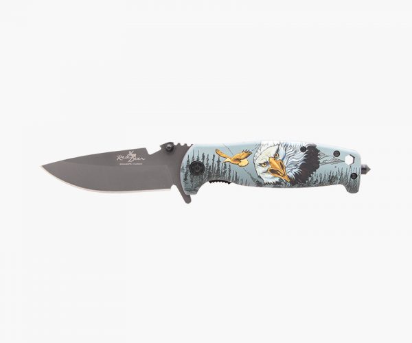 Coltello chiudibile lama cm 8,5 DISEGNO AQUILA