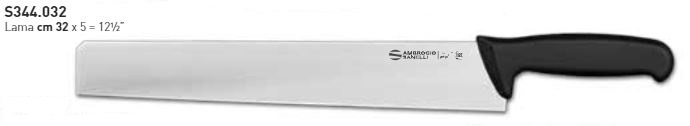COLTELLO FORMAGGIO PUNTA QUADRA CM.32 AMBROGIO SANELLI COD.S344.032