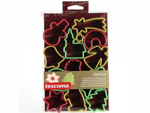 CONFEZIONE 13 TAGLIABISCOTTI NATALE ART. 630902Il set contiene 13 tagliabiscotti ed un anello per conservarli ordinatamente. Pro