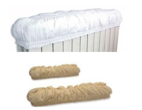 COPRICALORIFERO SENIOR BIANCO DA 60 A 120CM  ELASTICIZZATO
