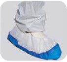 COPRISCARPA PLP BIANCO IN PVC BLU CM15X41 CONFEZIONE DA 10PZART. SC202