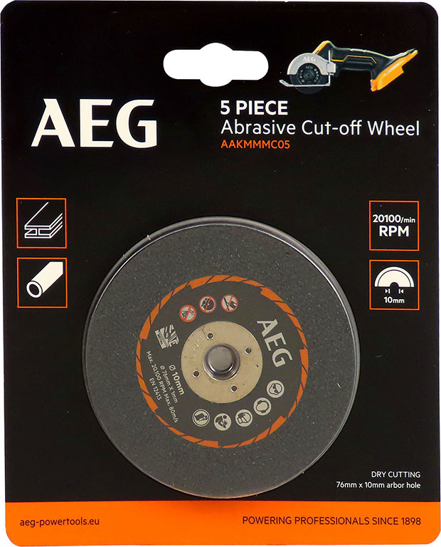 DISCHI DA TAGLIO AEG D.76 MM 5 PEZZI. ART. 4932478588