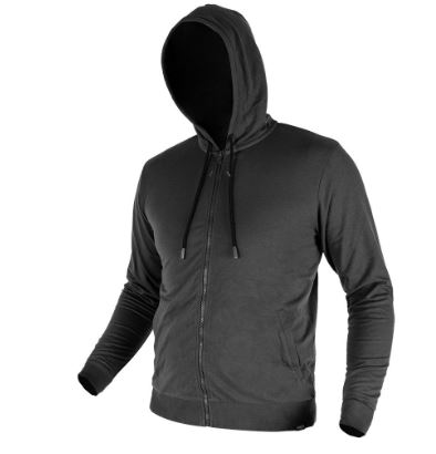 FELPA CON CAPPUCCIO COMFORT, GRIGIA - NEO ART. 81-514 TAGLIA XXXL