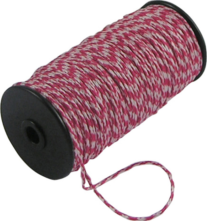 Filo in polipropilene per edilizia  EXTRA BIANCO/ROSSO ROCCHETTO MT 250