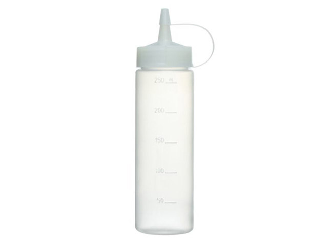 FLACONE DOSATORE GRADUATO 250ML TRASPARENTE