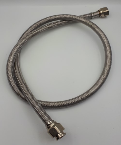 FLESSIBILE INOX VIPLATO CM150 CON ATTACCO GIREVOLE da 1/2 f-f