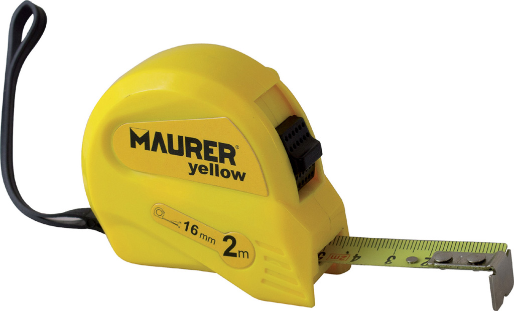 FLESSOMETRO MAURER GIALLO MM19 MT5