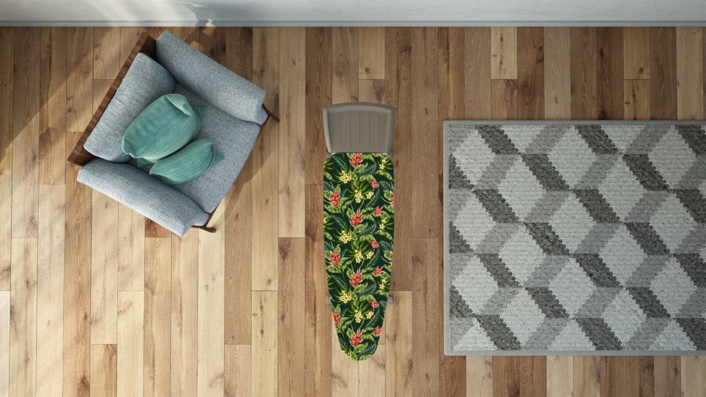 FODERA PER ASSE DA STIRO COLOMBO 140X55CM, 2 strati, con clip fermanodo, asse da stiro max 130x45cm.