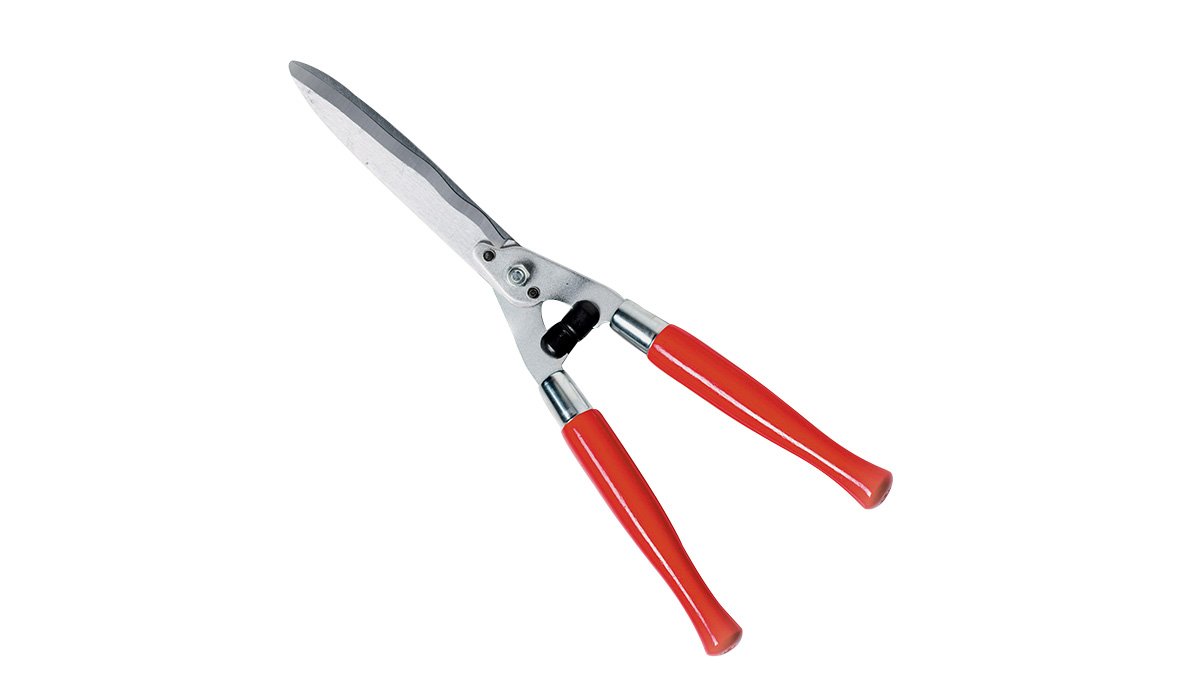 Forbice da siepi lame ondulate manici legno 30205 AUSONIA