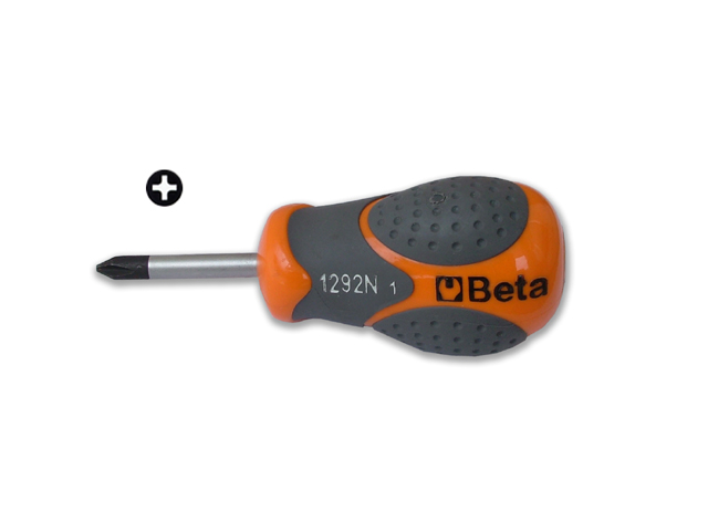 Giravite per viti ph 1x30mm Beta Art. 1292n con impronta a croce phillips tipo cortissimo.