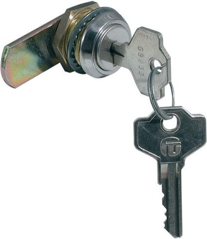 Giussani G5EO1KD1-900 serratura MM30 a levetta a lamelle, in zama, rotazione 180° (2 uscite chiave), cilindro D.mm.19,1 finitura