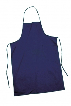 GREMBIULE COTONE 70X90 CON TASCA BLU
