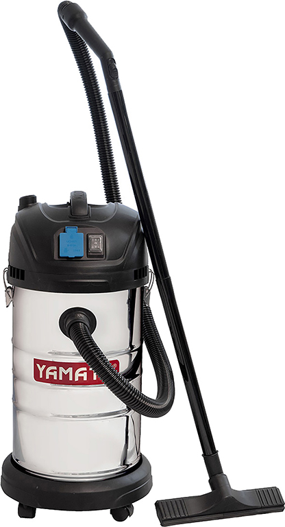 IDROASPIRATORE YAMATO 1400W INOX LT.30 DOPPIO FILTRO