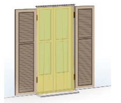 KIT COMPLETO TENDA ZANZARIERA FRANGISOLE PER PORTA 150X250CM BAMBO
