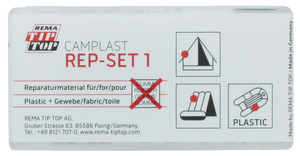 KIT FORATURA GONFIABILE TENDE TIPTOP CAMPLAST1composto da: - 2 toppe ø 35 mm - 1 toppa ø 45 mm - 1 toppa mm 73x38 - 1 tubetto di