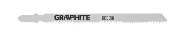 Lame per seghetto alternativo, 10/14 TPI  impugnatura a T, set 2 pezzi.GRAPHITE ART. 57H771
