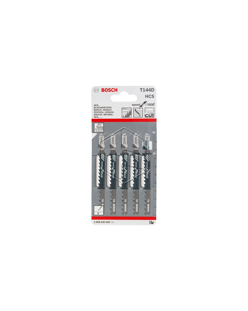 LAME SEGHETTO ALTERNATIVO T144D BOSCH