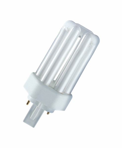Lampada fluorescente compatta senza alimentatore integrato DULUX T 13W/830 3000k PLUS GX24Q-1 FS1 OSRAM 850LUMEN