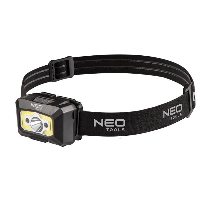 Lampada frontale ricaricabile USB 3w 250 lumen, 5 giochi di luce, sensore di movimento, XPE+COB LED. Angolo aggiustabile, aggian