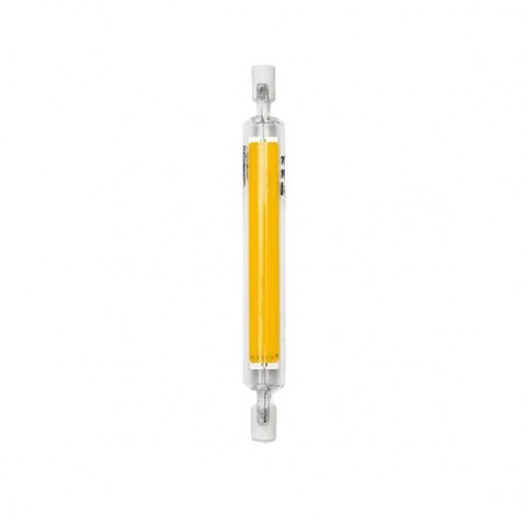LAMPADA LED R7S 118MM 9W 1000LM 3000K IN VETRO 360°
