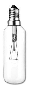 LAMPADINA X FORNO / CAPPA 40W PASSO E14 280LUMEN LUCE CALDA 2700K