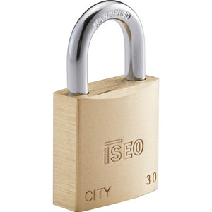 LUCCHETTO RETTANGOLARE MM30 CITY BY ISEO ARCO CORTO