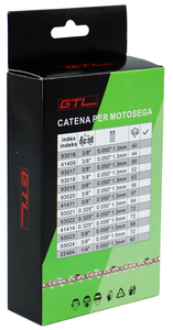 MAGLIA DI GIUNZIONE CATENA (3/8 1,3) per catene di motoseghe. Passo 3/8 Spessore 1,3 mm.
