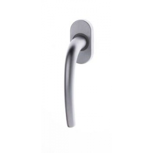 MANIGLIA OTTONE CROMATO SATINATO MILENA 40-35 GHIDINI