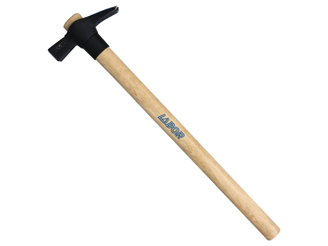 Martello LABOR per carpentiere 300GR con manico in legno. Testa in acciaio forgiato temperato con calamita. Lunghezza manico mm.