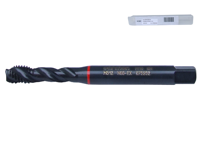 Maschi a macchina MA 5, foro cieco, HSS + cobalto + hpv, gambo rinforzato. Carmon M512.