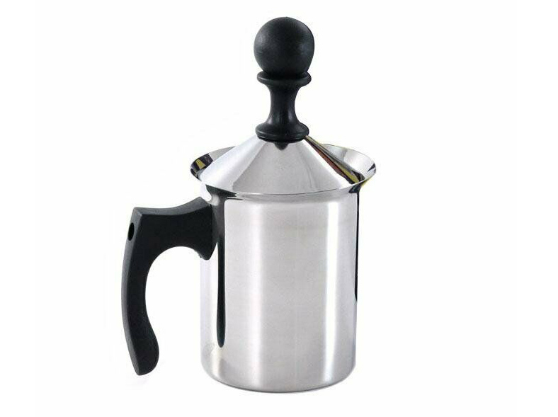 MONTALATTE IN ACCIAIO INOX ADATTO ALLA PREPARAZIONE DEL CAPPUCCINO 3 TAZZE MODELLO LINO ART. 2034 BORELLA