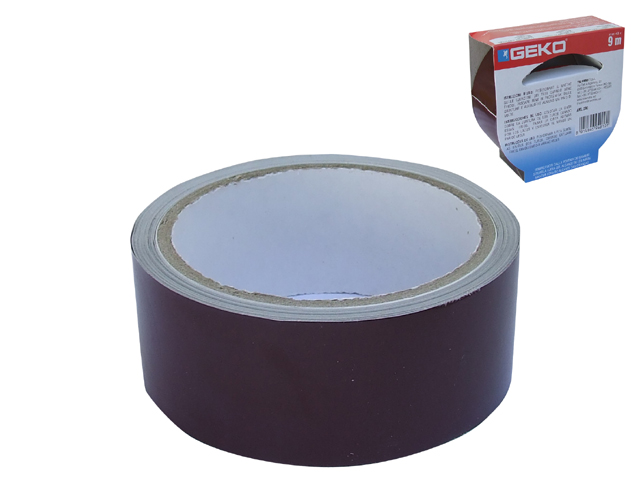Nastro adesivo alluminio marrone alte temperature mm.40x9 da 9 metri.