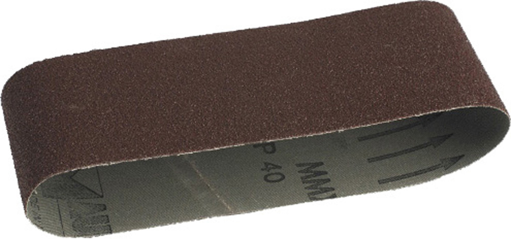 Nastro tela abrasivo MM457X75 al corindone GRANA 120, MAURER PLUS - giunzione sovrapposta molata - idonea per lavorare con levig