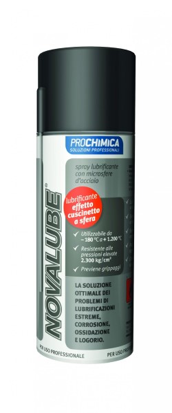 NOVALUBE Spray Lubrificante con microsfere d'acciaio 400ML