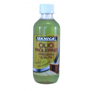 OLIO PAGLIERINO DI PREGIATA QUALITA' PER MOBILI E PAVIMENTI 250ML ART. TK05-0670 TEKNICA