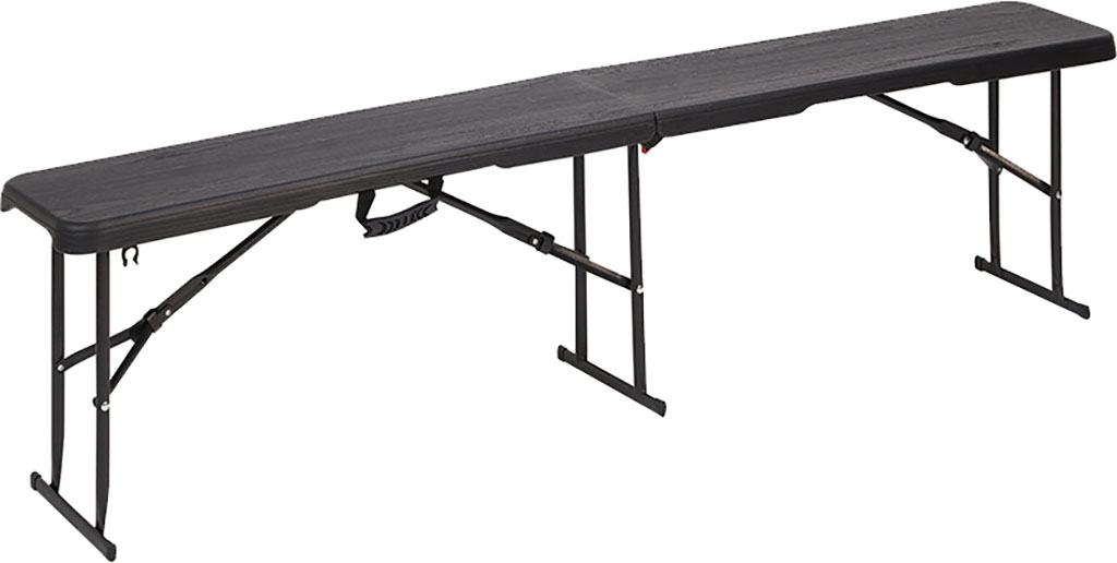 PANCA RICHIUDIBILE ACC/HDPE EFFETTO LEGNO CM.180X25X43Panca richiudibile a valigia PAPILLON mod. HAPPY HOUR - in HDPE effetto le