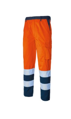 PANTALONI ALTA VISIBILITA' ARANCIO FUSTAGNO TAGLIA L