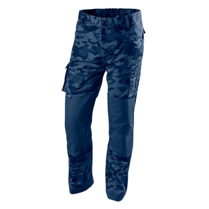 Pantaloni da lavoro CAMO Navy NEO TAGLIA XS(46). Materiali cotone 60%, 37% poliestere, 3% spandex. 255g/m2.